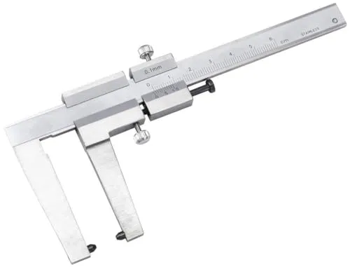 Dasqua 2240-0040 Bremsscheiben-Messschieber 60 mm - Präziser Messschieber aus Edelstahl für professionelle Bremsscheibenmessungen, ideal für Werkstätten und Hobbymechaniker.