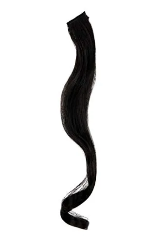 Clip Extension Strähne wellig Schwarz YZF-P1C18-2 45cm/ 18inch Haarverlängerung Haarteil Farbton: 2 1
