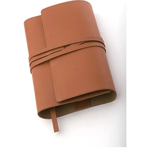 MILANO M Buchhülle aus Leder (braun)