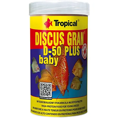 Tropical Discus Gran D-50 Plus Baby, 1er Pack (1 x 130 g)