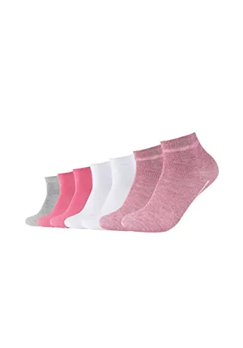 Camano Unisex Kurzsocken 7er Pack 39/42 pink mel.