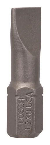 Bosch Zubehör Schrauberbit Extra-Hart - S 1,2 x 8 x 25 mm - 10er-Pack - 2607001469 (10 Stück)