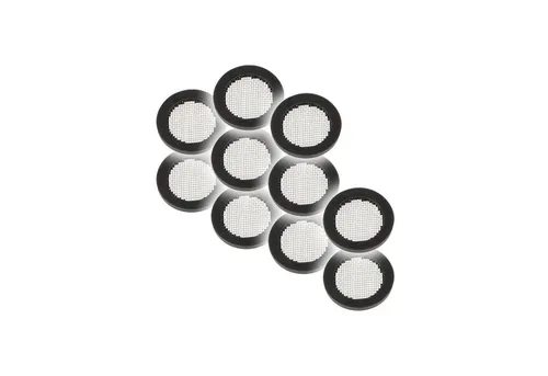 Tecuro - Gummi-dichtung Mit Schmutzfangsieb 1/2 Zoll Für Überwurfmuttern Sanitär (10 Stück)