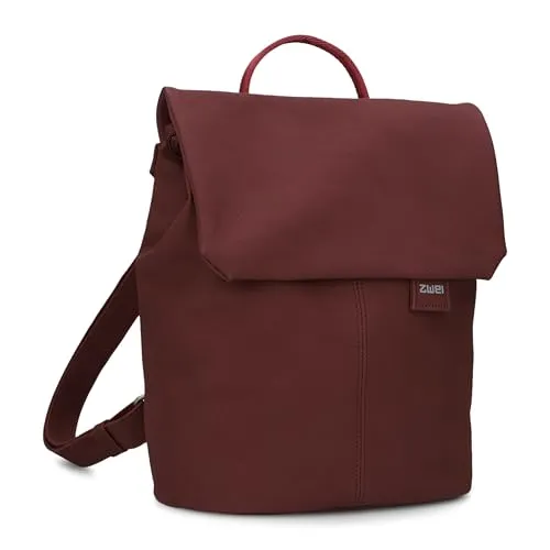 Zwei Mademoiselle.M City Rucksack 29 cm rot - Stylischer Rucksack in Rot mit 29 cm Höhe, ideal für den Alltag und moderne Freizeitlooks. Praktische Fächer für optimale Organisation.