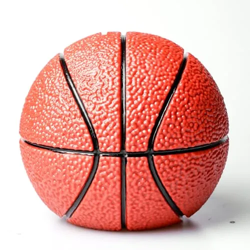 Basketball Sparschwein für Jungen, 15 cm Basketball Spardose, Kreative Sparschwein, Bruchsichere Spardose als Geschenkidee für Weihnachten, Geburtstag und Feste, Praktische Tischdeko
