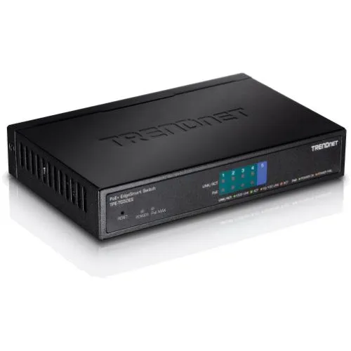 Trendnet Switch 5-port Gbit PoE+ EdgeSmart 31W Metall