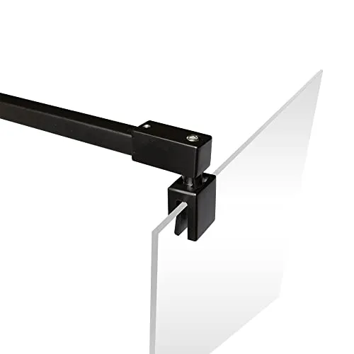 Schulte Stabilisator für 5-8 mm Glas, 122 cm, Schwarz-matt - Duschkabinen & -wände: Stabilisationsstange für 5-8 mm Glas, kürzbar und winkelbar, sorgt für sicheren Halt und setzt optische Akzente in Ihrem Bad.