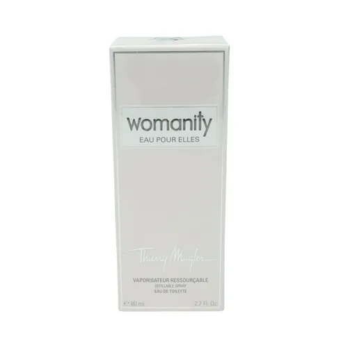 Thierry Mugler Womanity Eau Pour Elles 80ml - Damenduft mit einzigartigem, kontrastreichem Aroma – fruchtige und salzige Noten für Frauen, die Individualität lieben und einen besonderen Duft für besondere Anlässe suchen.