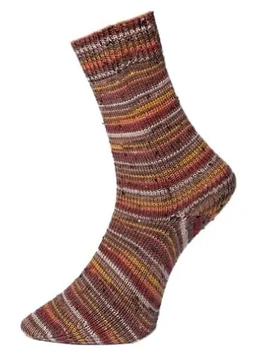 Pro Lana Golden Socks 6-fach Fashion 6 703 - Braun/Orange-Töne