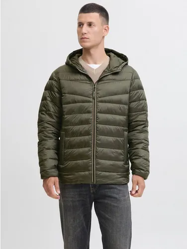Jack & Jones West Light Daunenjacke Grün S Herren - Funktionsjacke aus leichtem, winddichtem Material mit synthetischer Daunen-Wattierung für optimale Wärme und Komfort an frischen Frühlingstagen.