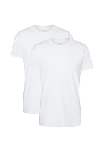 Camano Herren T-Shirt 2er Pack M White