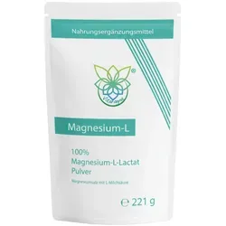 VITARAGNA® Magnesium L-Lactat Pulver 180 g - Nahrungsergänzungsmittel mit hoch bioverfügbarem Magnesium-L, magenschonend und geschmacksneutral, ideal für eine einfache tägliche Dosierung.