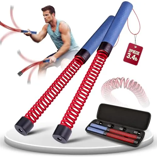 Battle Ropes, mit Noise-Reduction Technology Platzsparende tragbar