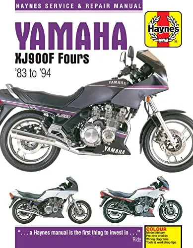 Yamaha XJ900F Fours (83-94) Haynes Service und Reparaturhandbuch - Umfassendes Handbuch für Wartung und Reparatur, ideal für Motorradbesitzer, die Wert auf Qualität und Langlebigkeit legen.