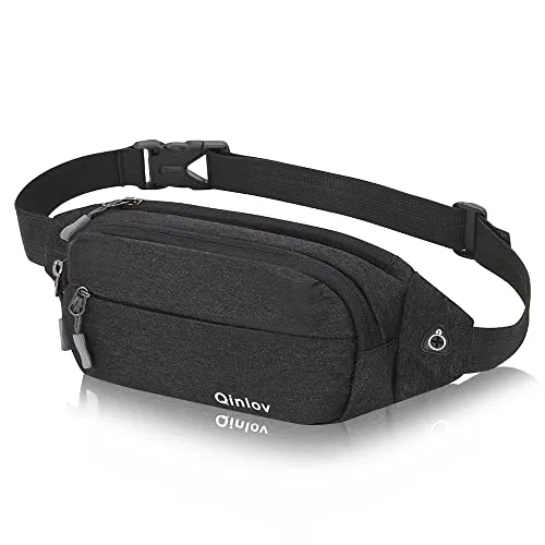 Bauchtasche Gürteltasche für Herren Damen Hüfttasche Sport Wasserdicht Stylisch Hip Bum Waist Fanny Pack für Outdoor Reise Wandern Hundetraining
