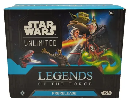 Star Wars Unlimited - Legends of the Force Prerelease-Box - Sammelkarten und spannende Spielerfahrung – Enthält 6 Booster-Packs, exklusive Promo-Karten und alles für dein Prerelease-Turnier im Star Wars Universum!