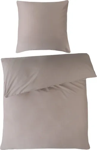 Kaeppel Bettwäsche JARI, Mako-Satin, Braun, 135 x 200 cm von Kaeppel