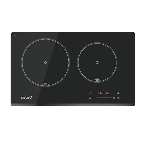 CATA Kochfeld IB 2 PLUS BK/A Induktion – 2 Brenner Touch-Timer Schwarz
