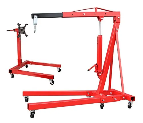 otgerlensker products Motorkran 2 to neu mit Motorständer Motorhalter 567 kg