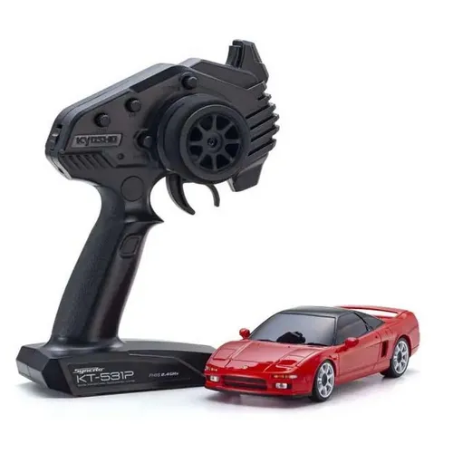 Kyosho K.32352R Mini-Z MR03 RWD Honda NSX Rot - Mini-Z RWD Modellauto, detailgetreue Nachbildung des Honda NSX in Rot, perfekt für Racing-Fans und Sammler.