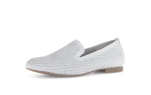 Gabor Slipper in Grau - Bequeme Slipper in Größe 38 mit echtem Leder-Innenmaterial und einer Absatzhöhe von 1,5 cm - ideal für den Alltag.