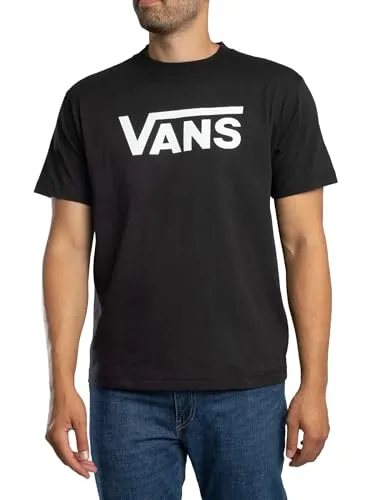Vans Herren Klassisches T-Shirt Schwarz/Weiß, Größe M von Vans