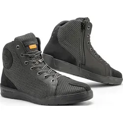 Stylmartin Tank WP Textile Motorradschuhe, grau, Größe 37 für Männer - Wasserdichte Motorradschuhe aus robustem Textilgewebe mit Ledereinsätzen. Für optimalen Tragekomfort sorgen das atmungsaktive Futter und der praktische Reißverschluss. Ideal für den täglichen Einsatz auf dem Motorrad.