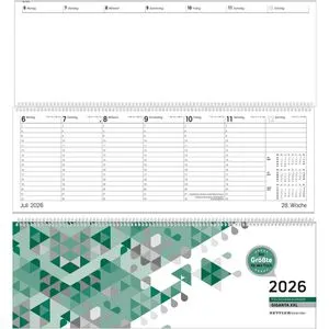 Zettler Tischkalender 126 Giganta XXL 2026 von Zettler