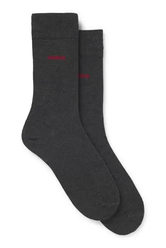 HUGO Herren 2p Uni Cc Herrensocken, New - Charcoal12, 39-42 EU