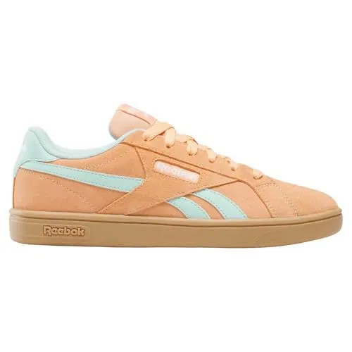 Reebok Damen Court Retro Sneaker, SUNKISSEDORANGE/GLITCHAQUA - Damen-Sneaker im angesagten Retro-Design mit synthetischem Obermaterial und einer stylischen Gummisohle für optimalen Tragekomfort.