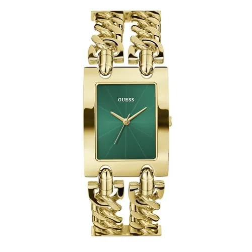 Produktbild Guess Quarzuhr HEAVY METAL, gold/grün