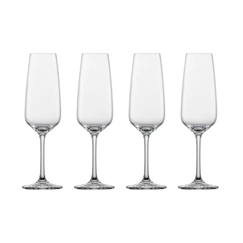 Schott Zwiesel Sektglas Tulip 7 - 4 Stück - Weingläser, elegante Sektgläser mit innovativer Tritan-Technologie für besonderen Glanz und Bruchfestigkeit.