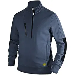 Diadora Rundhalspullover Sweatshirt Hz Litework blau L - Arbeits- & Schutzkleidung, aus 100% Baumwolle für hohen Tragekomfort und ideale Bewegungsfreiheit bei der Arbeit.