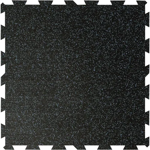 Sportbodenbelag aus Gummi – Puzzle-Matten 6 mm 1 x 1 mtr. Blau