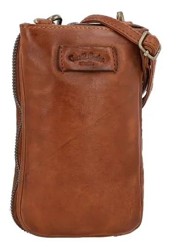 Gusti Umhängetasche Leder-Soren Damen Handtasche Vintage Braun - Elegante Ledertasche im Vintage-Stil, ideal für alle Anlässe. Geräumig und praktisch für Handy, Portemonnaie und mehr. Perfekt für Stadtbummel, Shopping und den Alltag.