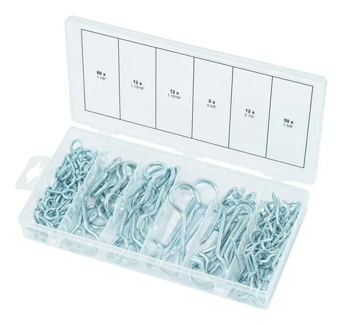 KS Tools Sortiment Haken- und Ösenschrauben, 151-teilig - 970.0380