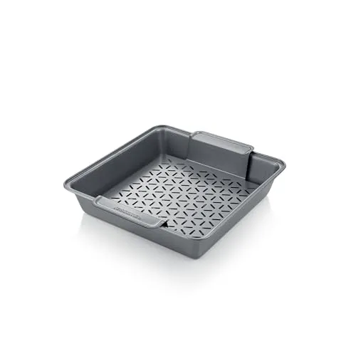 Tescoma Backblech mit Rost DELÍCIA 24 x 24 cm, Grau
