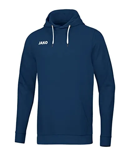 JAKO Kapuzenpullover Hoodie Base - 70% Bio-Baumwolle, marineblau, Herren XXL - Badmintonbekleidung Herren - Sportlich geschnittener Hoodie aus 70% Bio-Baumwolle, weich und bequem, ideal für Alltag und Sport.