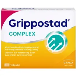 Grippostad Complex ASS/Pseudoephedrin bei Schnupfen und erkältun