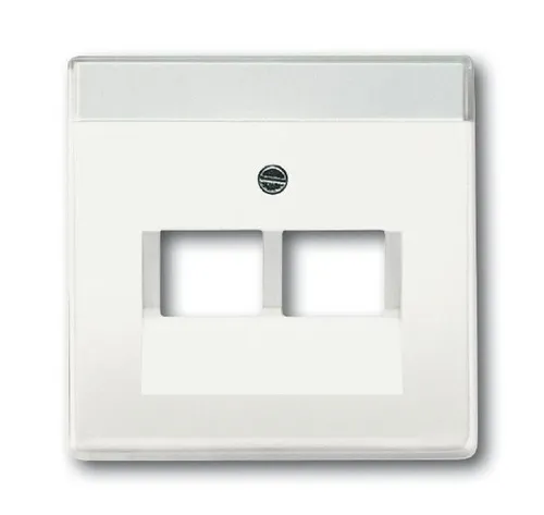 Busch-Jaeger 1803-02-884 Zentralscheibe für UAE, 2-fach, studioweiß matt, Plattform 63