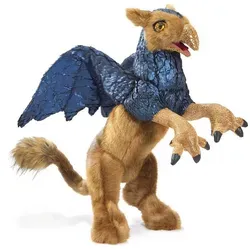 Folkmanis Handpuppen Handpuppe Folkmanis Handpuppe Greif 56cm, Drache, Löwe, Vogel 3193 (Packung)
