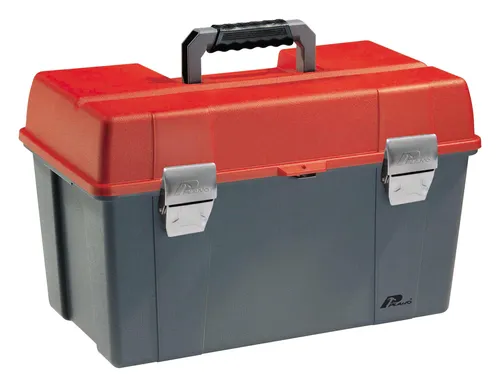 Plano Kunststoff-Koffer 560 x 340 x 340 mm - 488311 - Robuste Werkzeugkiste, ideal für die sichere Aufbewahrung und den Transport von Werkzeugen und Zubehör.