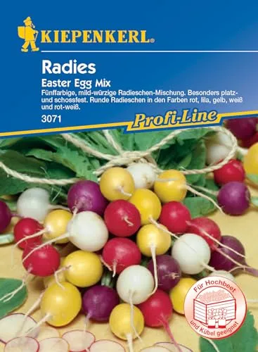Produktbild Kiepenkerl Profi-Line Radieschensamen Easter Egg Mix 3071 für 4 lfd. Meter