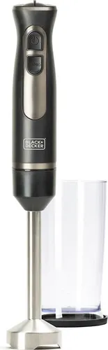Handmixer Hand Blender 800W - Black & Decker BXHBA800E - Stabmixer mit 800 W Leistung, ideal für schnelles Pürieren und Mixen, inklusive praktischer Zubehörteile.