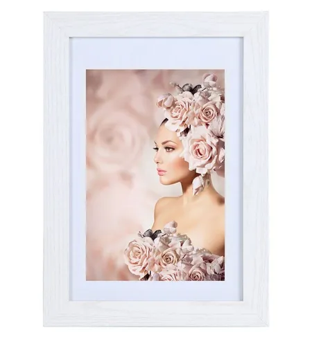 IDEAL TREND Bilderrahmen Bilderrahmen Holz Rahmen Plexi Acryl Collage Wanddeko Poster quadratis