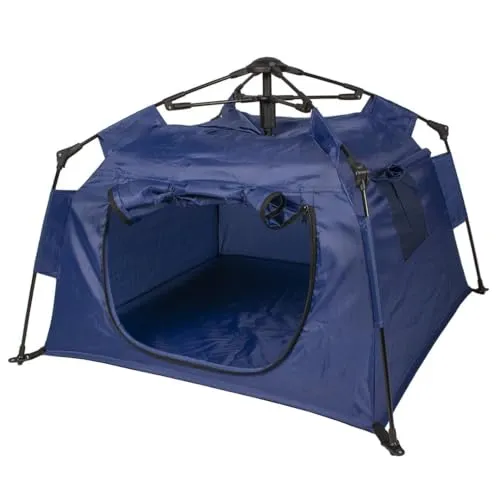 Duvo+ Pop Up Zelt für Haustiere blau L in blau von duvoplus
