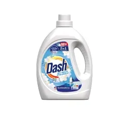 DALLI-WERKE GmbH & Co. KG Dash 2 in 1 Vollwaschmittel mit Weichspülerduft, Kräftiges Waschmittel für strahlende Farben und saubere Kleidung, 2,25 Liter