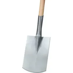 Idealspaten Damenspaten Rohrdüll poliert