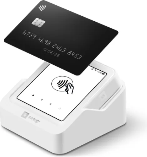 SumUp Solo Smart-Card-Lesegerät Wi-Fi + 4G Weiß
