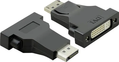 Value DisplayPort / DVI Adapterkabel DisplayPort Stecker, DVI-D 24+1pol. Buchse 0.15m Schwarz 12.99.3157 DisplayPort-Kabel